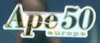 Logo Piaggio Ape 50