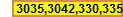 3035,3042,330,335