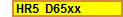 HR5  D65xx